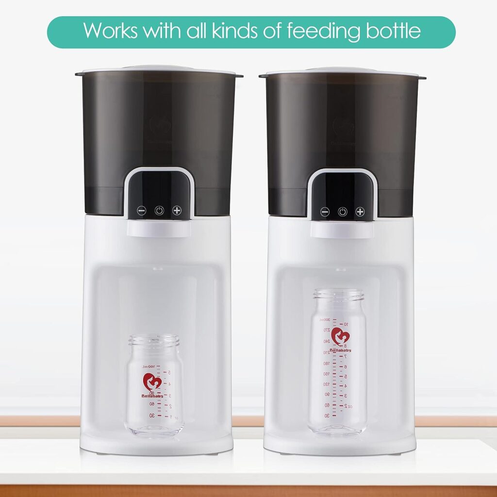 Bellababy Bottle Warmer,Warm Water Dispenser for Making Formula Bottle Instantly,Customized Temperature Setting,Large Capacity