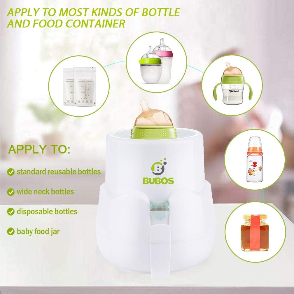 Bubos Fast Heating Baby Bottle Warmer for breastmilk and Formula, Food Heater for Infant Complementary Food