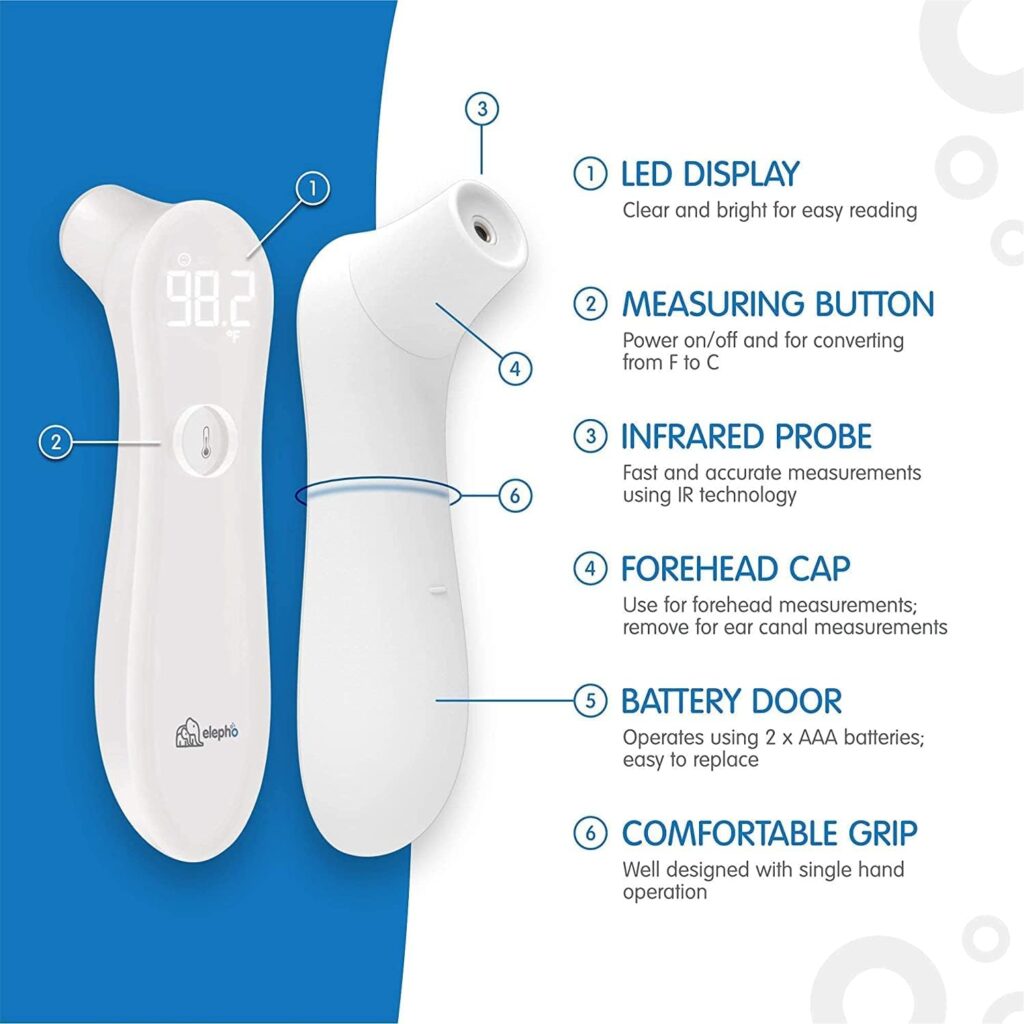 eTherm Infrared Ear  Forehead Thermometer