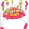 fisher price baby bouncer pink petals jumperoo activity center review