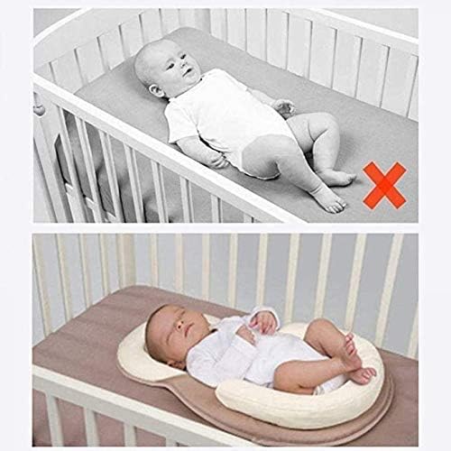 GUAGLL Home Newborn Baby Mattress Bed Soft Portable Comfortable Adjustable Crib Bed for Baby 0-12 Months