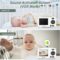hellobaby monitor with camera and audio review