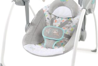 ingenuity comfort 2 go compact portable 6 speed cushioned baby swing with music review