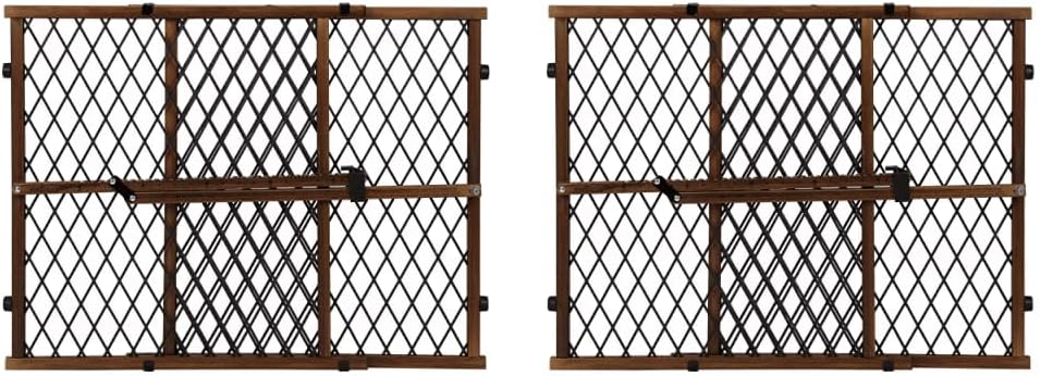 Position  Lock Baby Gate, Pressure-Mounted, Farmhouse Collection (Pack of 2)
