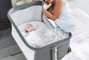 ronbei baby bassinet bedside sleeper review