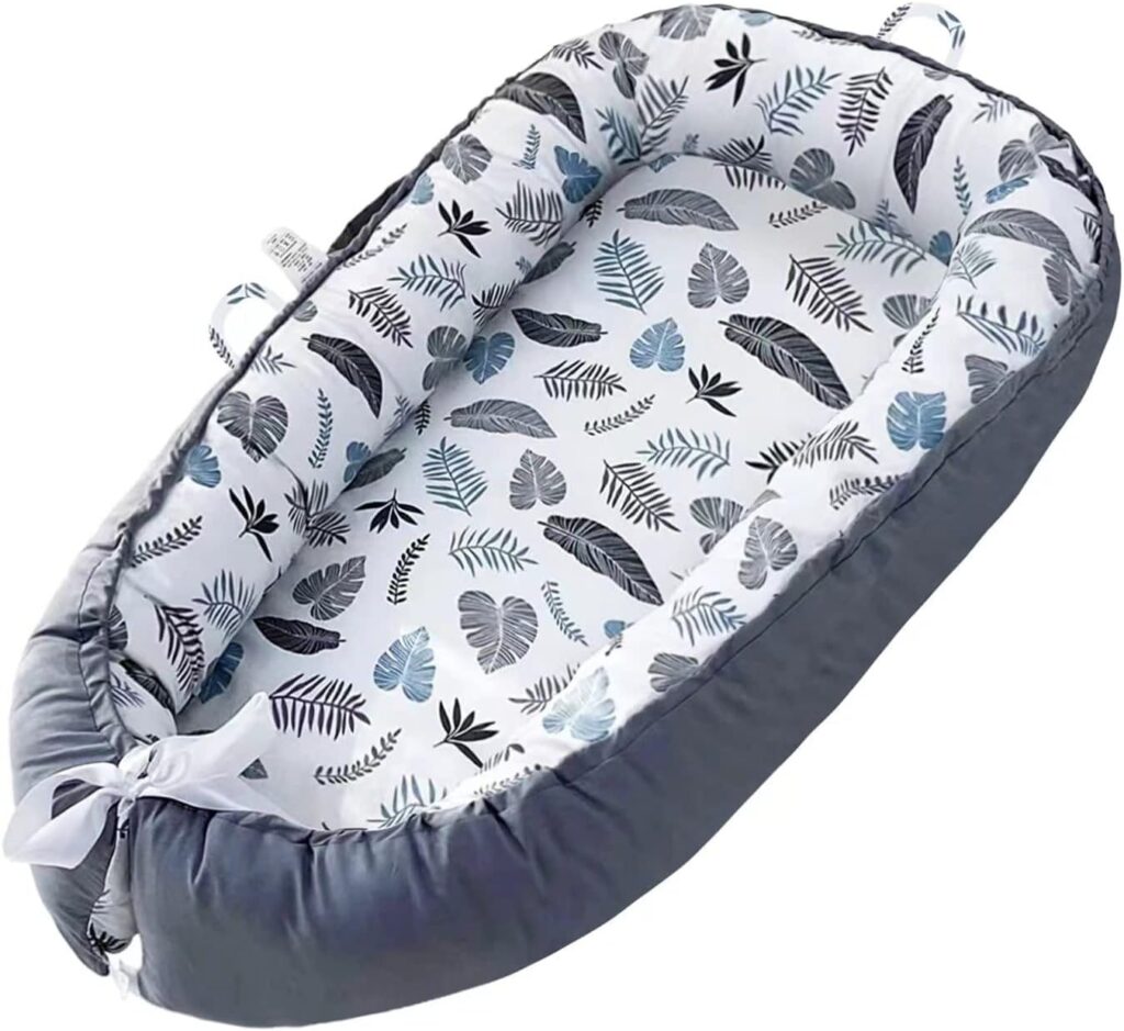 Starting Point Baby Lounger Cover, Nest Pillow Cover for 0-24 Months, Breathable and Soft Infant Portable Organic Co-Sleeper Baby, Gift Newborn (35.5x19.6x5)