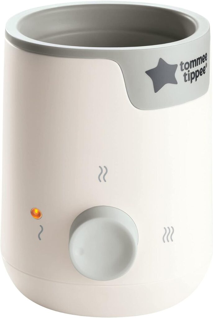 Tommee Tippee Easiwarm Bottle Warmer, Warms Baby Feeds to Body Temperature in Minutes, Automatic Timer, One-Dial Operation, White