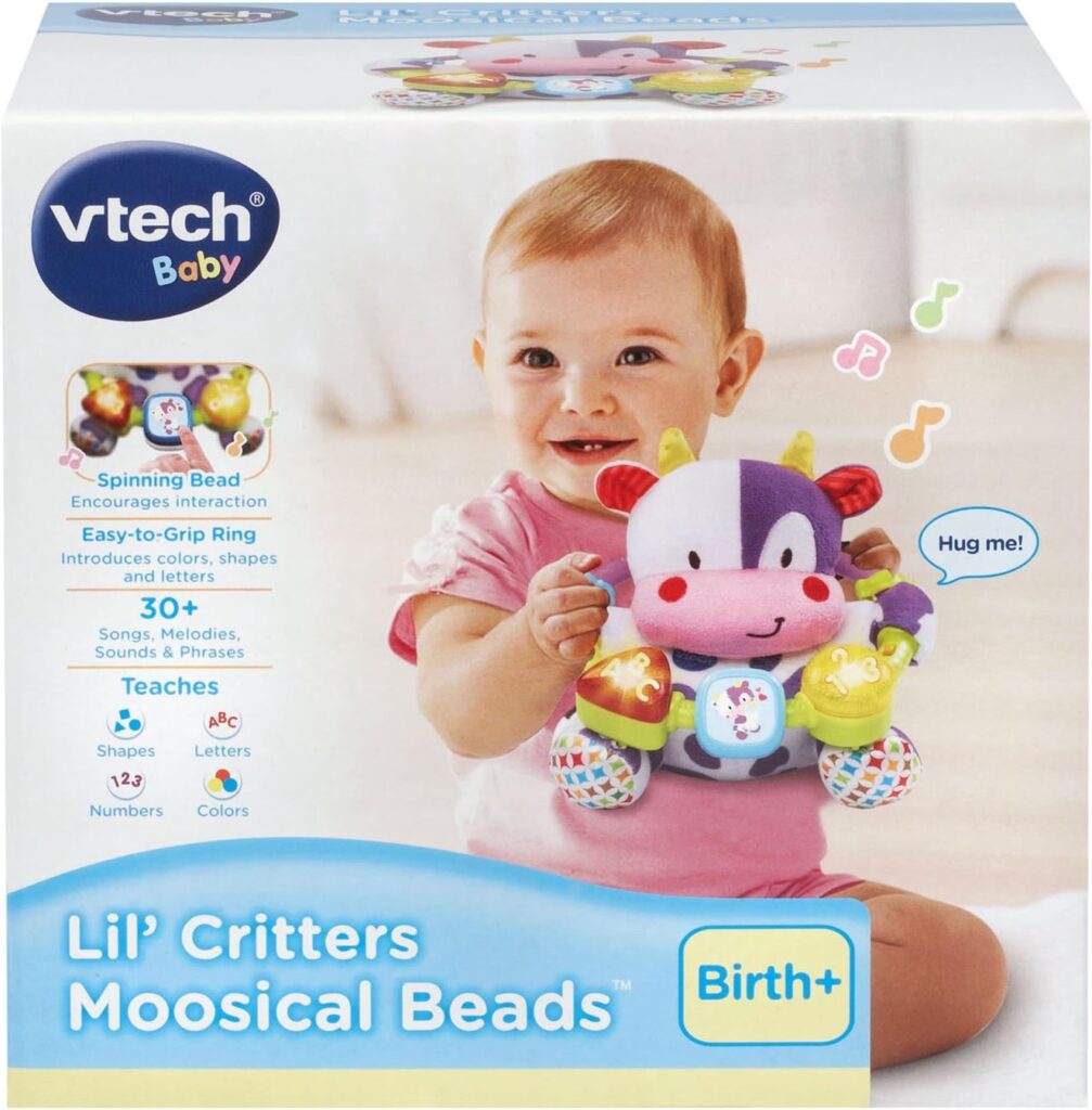 VTech Baby Lil Critters Moosical Beads Amazon Exclusive, Purple Small