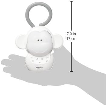 VTech BC8211 Myla The Monkey Baby Sleep Soother with a White Noise Sound Machine Featuring 5 Soft Ambient Sounds, 5 Calming Melodies  Soft-Glow Night Light, 1 Count (Pack of 1)