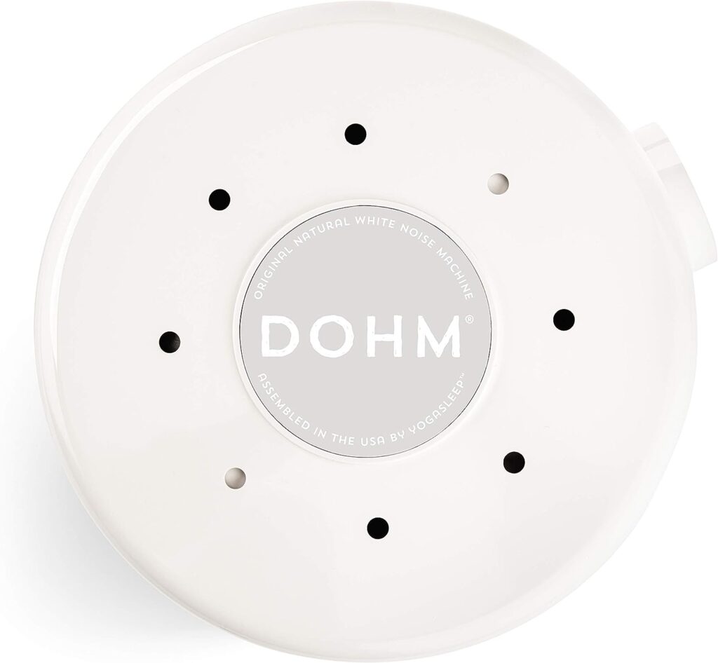 Yogasleep Dohm Classic (White) The Original White Noise Sound Machine, Soothing Natural Sounds from a Real Fan, Sleep Therapy for Adults  Baby, Noise Cancelling for Office Privacy  Meditation